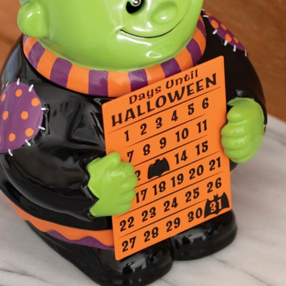 NIB "COUNTDOWN TO HALLOWEEN" Warmer Frankenstein Discontinued RARE - Picture 4 of 9